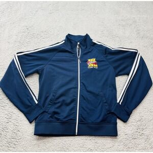 Cleveland Cavaliers Adidas Track Jacket Mens L Blue CAVS 40 Seasons Streetwear
